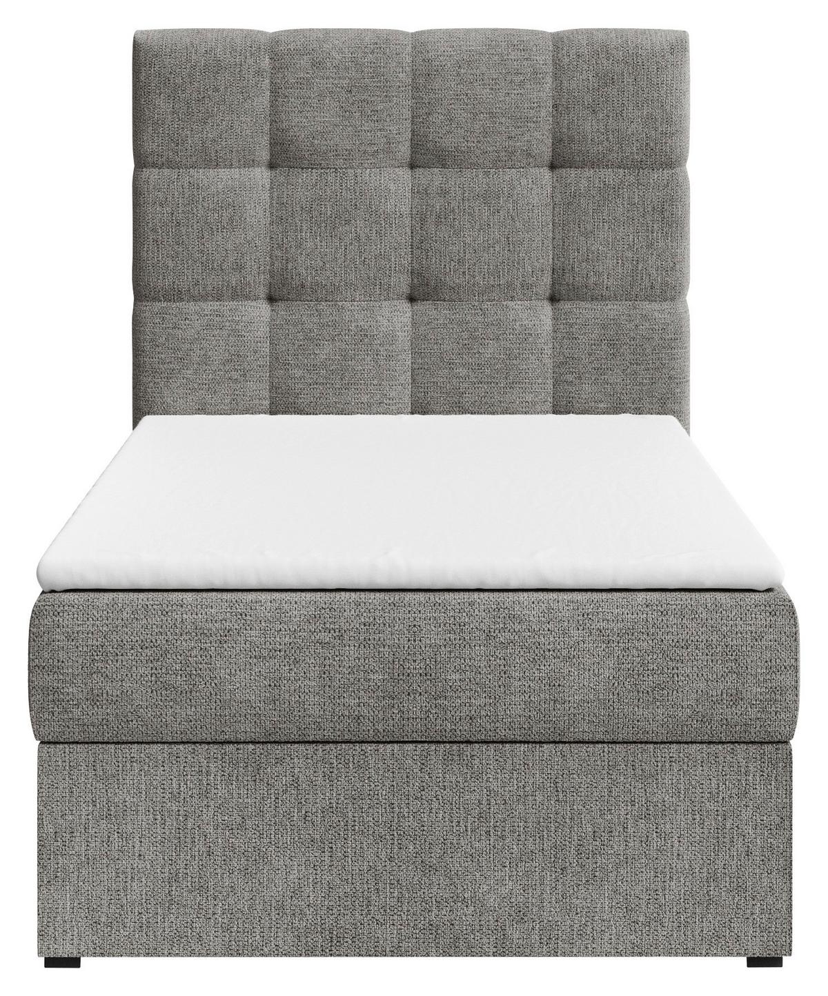 BOXBETT Oslo Anthrazit 90x200cm - Anthrazit/Schwarz, MODERN, Holz/Kunststoff (90/200cm) - MID.YOU