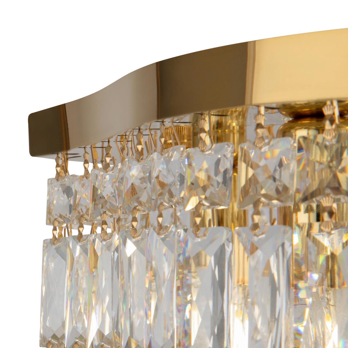 Deckenleuchte Dune - Goldfarben, Basics, Glas/Metall (45/25/45cm) - MAYTONI