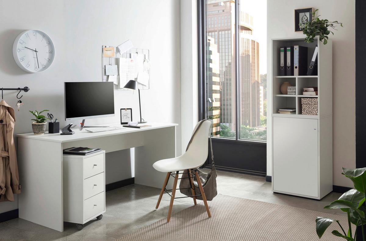 Regaleinsatz 400 Regalkreuz - Weiß, MODERN, Holzwerkstoff (47,5/38,4/32,8cm) - MID.YOU