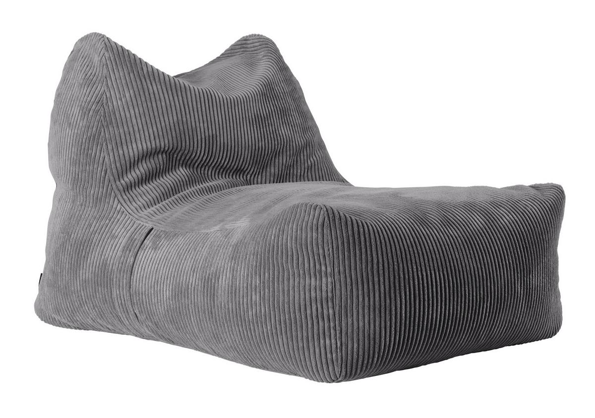 Sitzsack Anthrazit B: 83cm - Anthrazit, Trend, Textil (83/70/120cm) - Livetastic