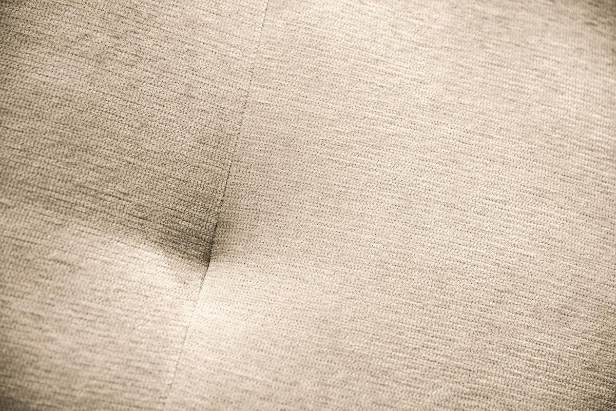 Ecksofa Fluffy, Creme S: 269x184 Cm - Creme/Schwarz, MODERN, Textil (269/184cm) - Trendmanufaktur