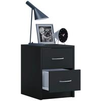 Nachtkästchen Schwarz H: 40 cm Boxal Min - Schwarz, Basics, Holzwerkstoff (35/40/35cm) - MID.YOU