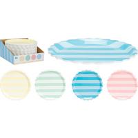 Snackteller Erwin - Blau/Pink, Basics, Kunststoff (20/1,5/20cm)