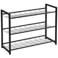 Cipőspolc Shoe 2 - fekete, Modern, fém (80/60/30cm)