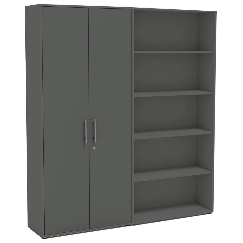 AKTENSCHRANK OFFICE EDITION - SW SET 1 HOCH