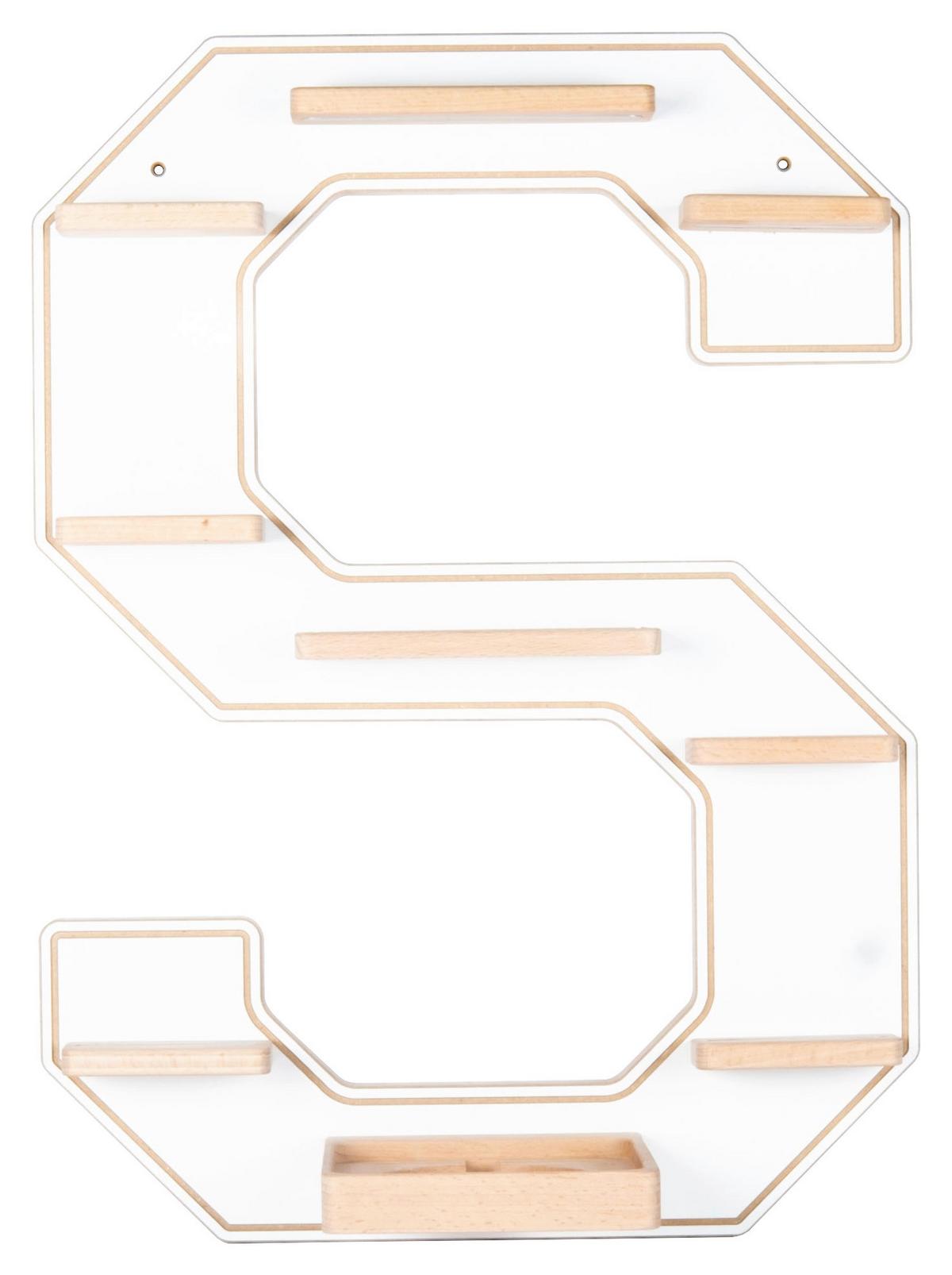 Kinderregal Boarti Weiß B: 40 cm - Weiß, MODERN, Holzwerkstoff (40/54/19cm) - MID.YOU