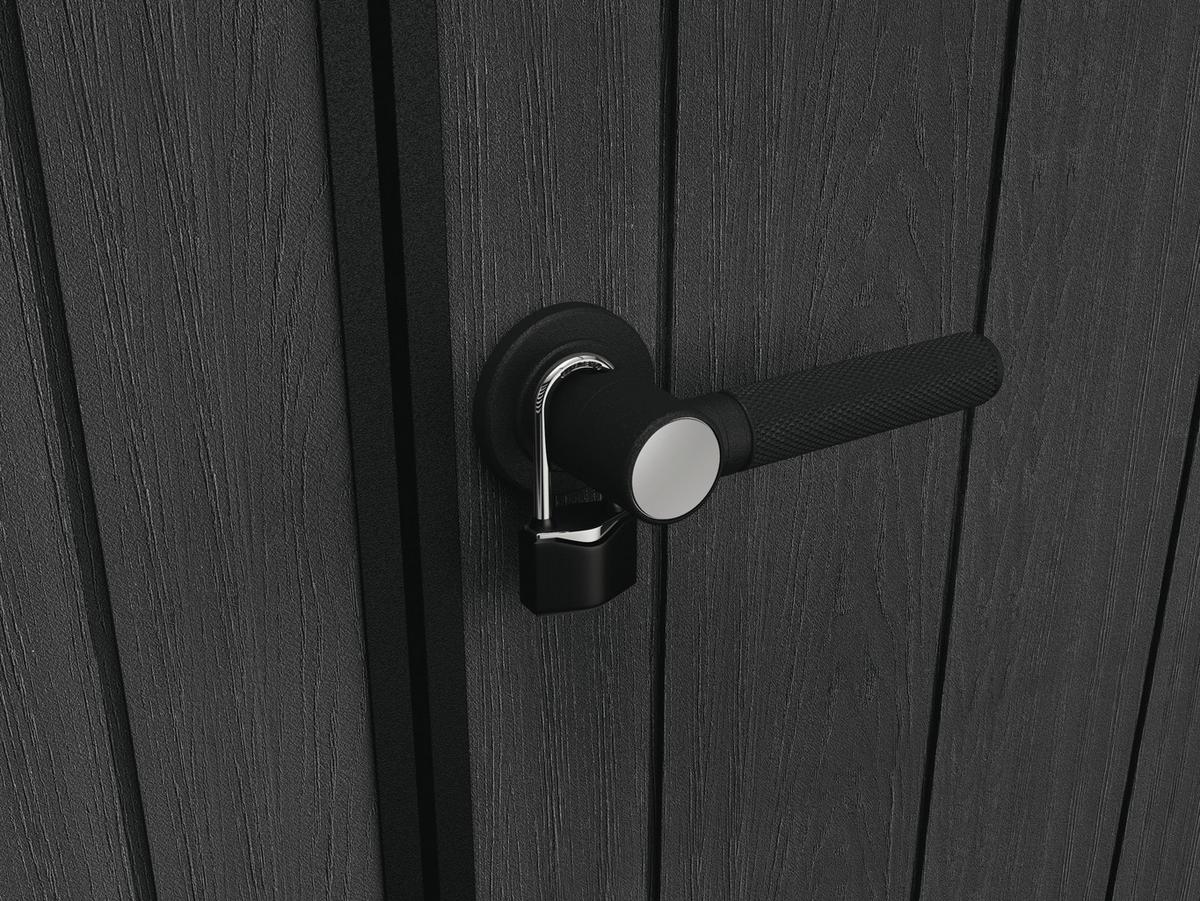 ZAHRADNÍ DOMEK CORTINA 9X7 - tmavě šedá, plast (279/218/226cm)