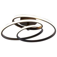 STROPNÍ LED SVÍTIDLO Mofer, 50/13cm - černá, Moderní, kov/plast (50/13cm) - Premium Living