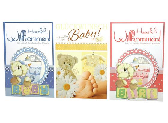 Billett Baby - Multicolor, MODERN, Papier (11,5/17,5cm) Billett Baby - Multicolor, MODERN, Papier (11,5/17,5cm)