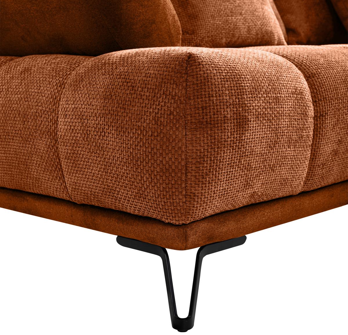 LARGO, pravá, medená, potreba šírky dverí 90 cm - medená/čierna, Modern, kov/textil (262/184cm)