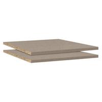Einlegeböden 2er-Set 43x45 cm - Beige, Holzwerkstoff (43/1,6/45cm) - Rauch Möbel