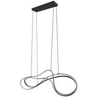 Led-hängeleuchte 344310132  Nala - Schwarz, Design, Metall (113/24/150cm) - Trio Leuchten