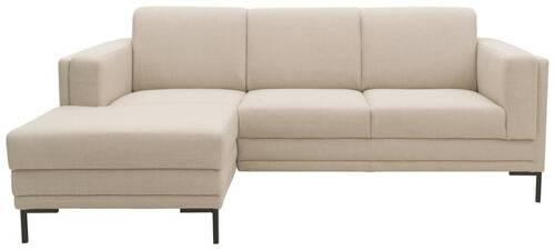 Ecksofa Looks Vii - Beige/Schwarz, Design, Textil (214/146cm) - LOOKS by W.Joop