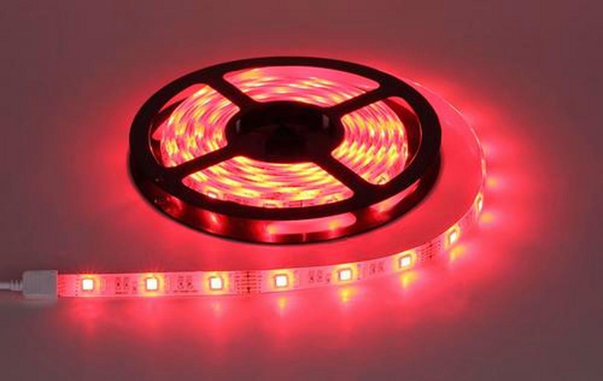 Led-streifen Eduard Farbwechsler Mit Fernbedienung - Basics, Kunststoff (500cm) - Globo