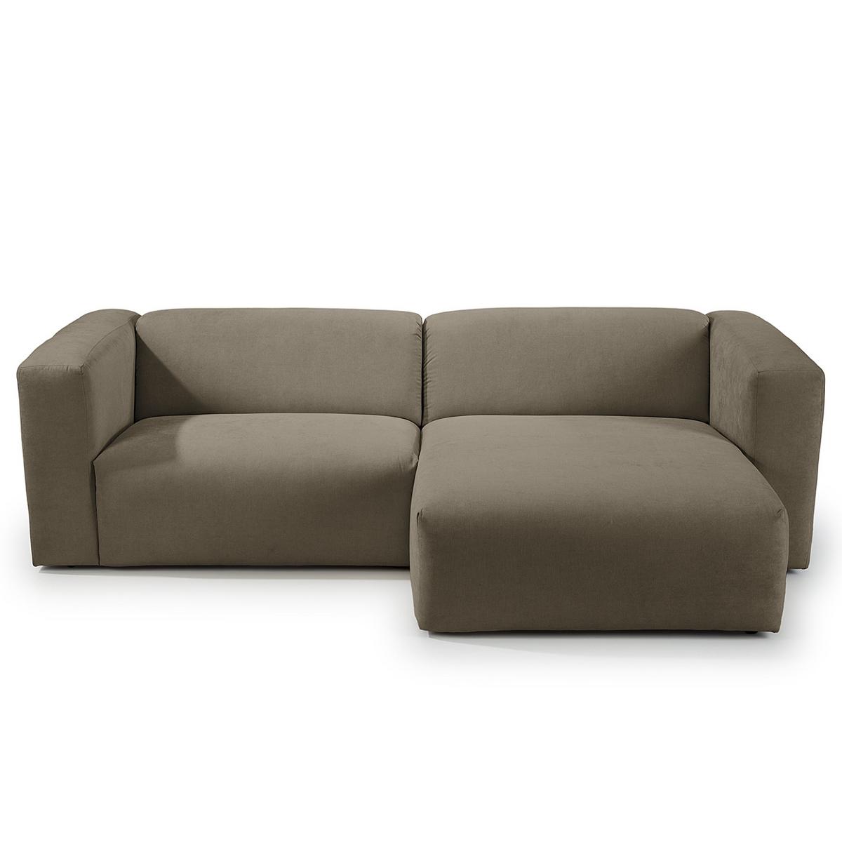 Ecksofa Bolt, Dunkelgrau S: 160x255 cm - Dunkelgrau, MODERN, Textil (160/255cm) - Trendmanufaktur