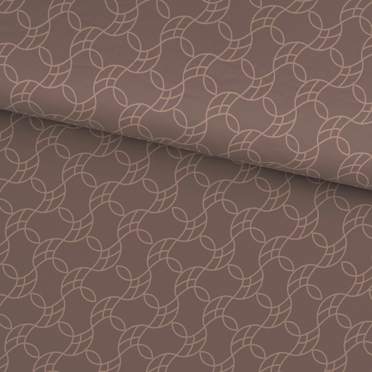 POVLEČENÍ ARC - šedohnědá, Romantický / Rustikální, textil (140/200cm) - Mömax