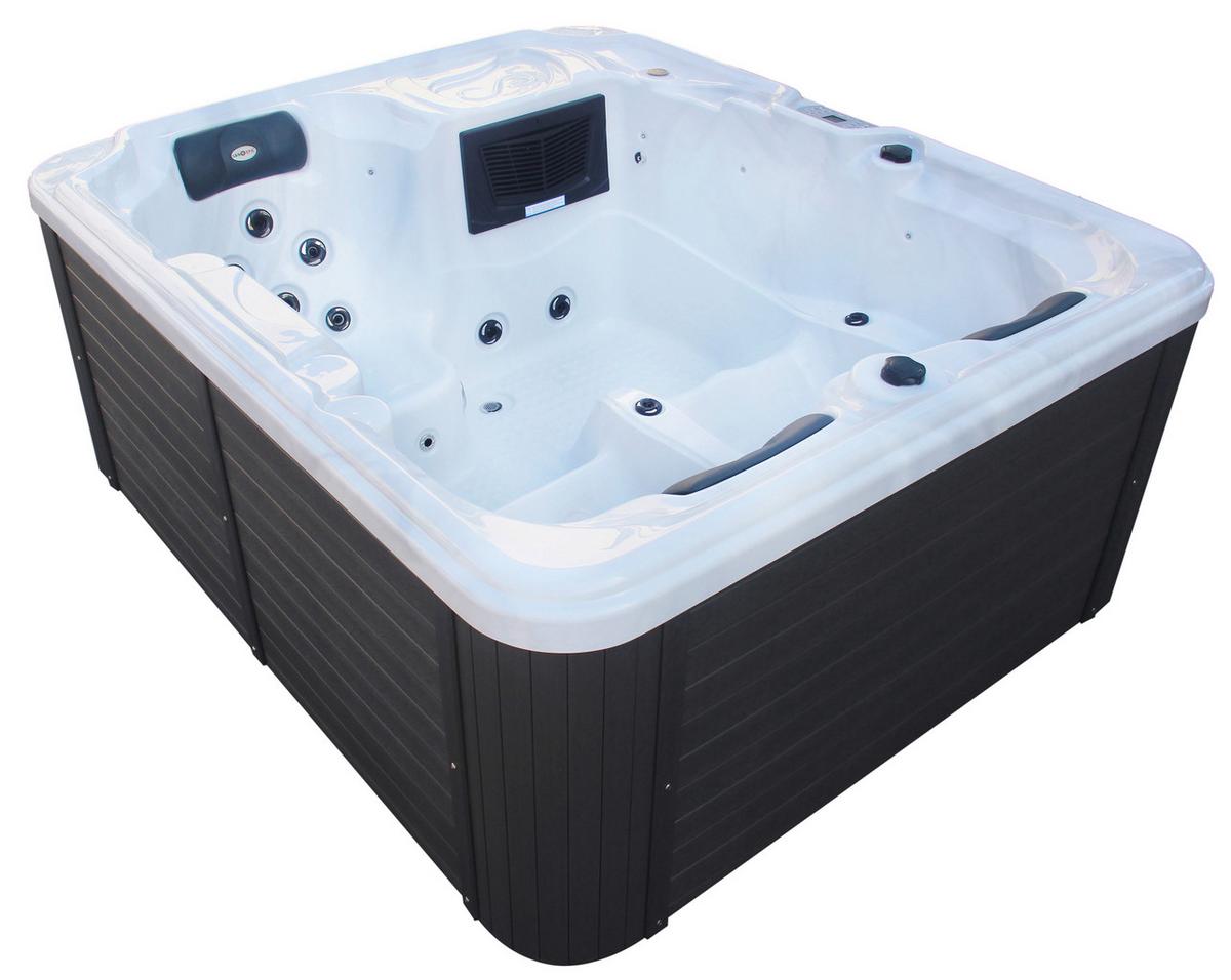 Whirlpool Adria Grauweiß B: 208 Cm - KONVENTIONELL, Kunststoff (208/175/90cm) - Sanotechnik
