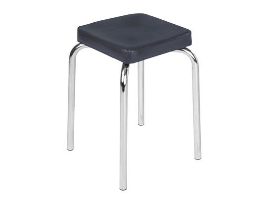 Stohovatelná Stolička Pik - černá, Konvenční, kov/umělá hmota (36/49/36cm) Stohovatelná Stolička Pik - černá, Konvenční, kov/umělá hmota (36/49/36cm)
