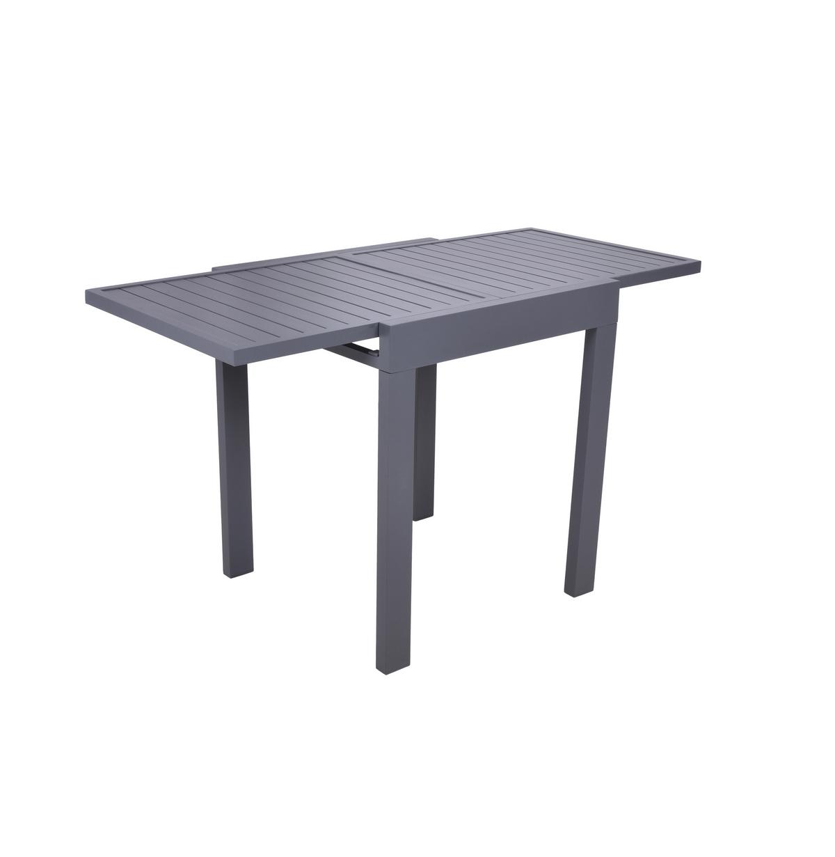 Gartentisch Elena - Anthrazit, Basics, Metall (65/65/75cm) - Gardenson