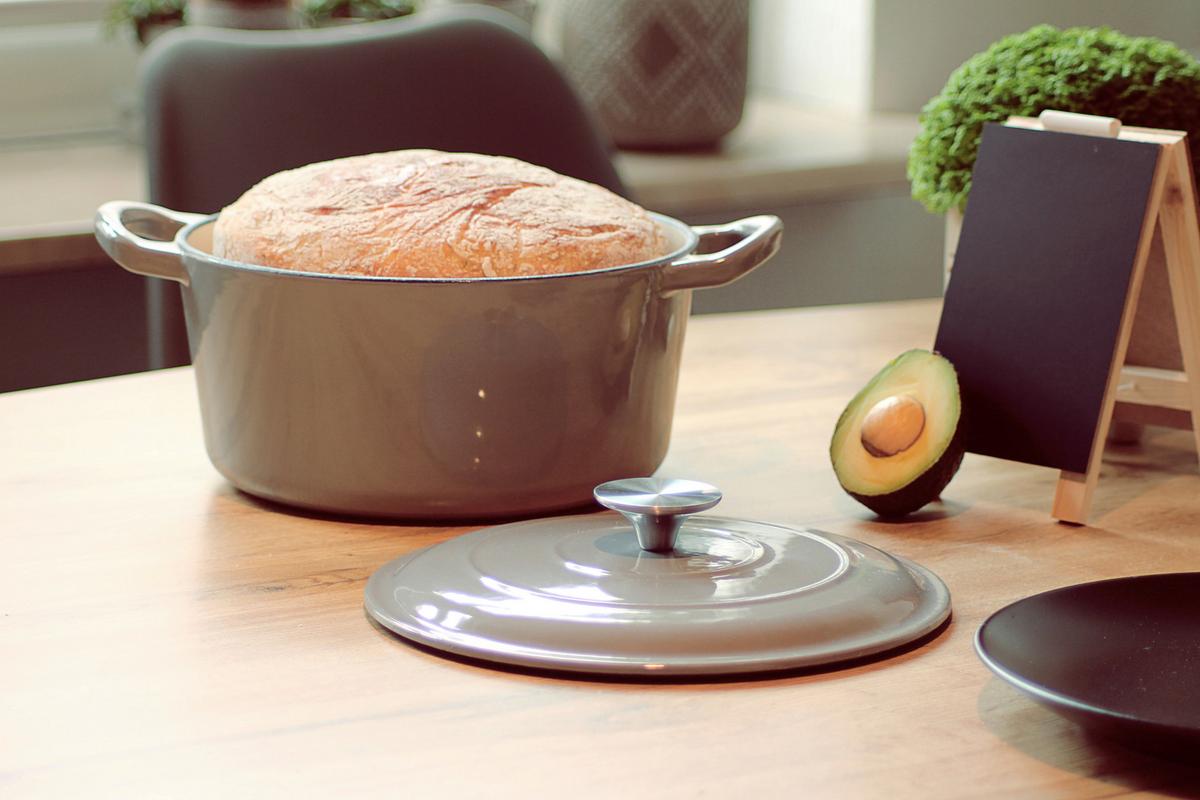 HRNEC NA DUŠENÍ ECHTWERK SCHMORTOPF - šedá/barvy stříbra, Design, kov (22,5cm) - Echtwerk