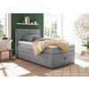 Boxspringbett Mit Topper & Bettkasten 120x200 Tacoma 3 - Hellgrau, KONVENTIONELL (120/200cm) - MID.YOU