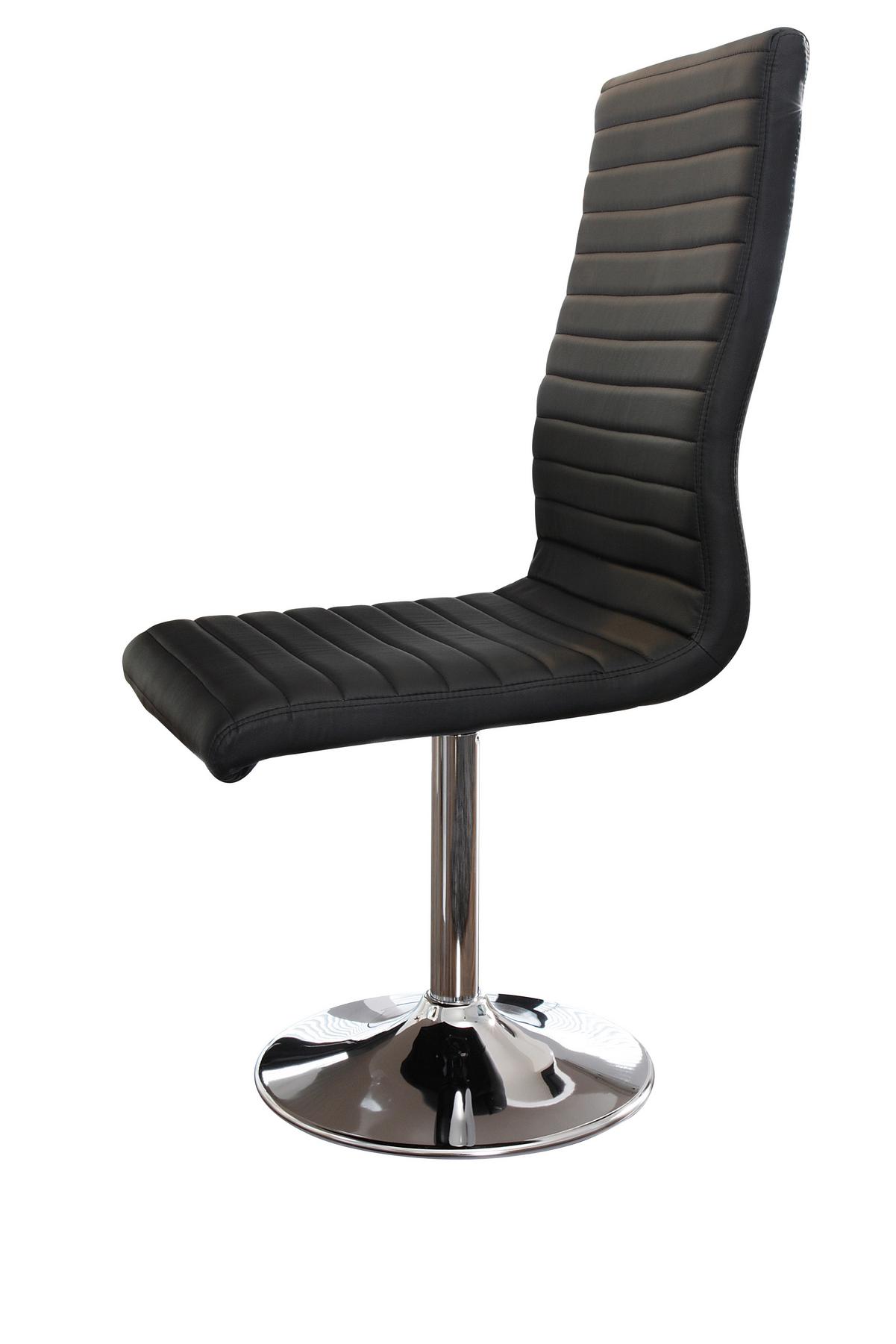 Tischgruppe Schwarz/Weiß Hochglanz 180 cm - Weiß Hochglanz/Silberfarben, MODERN, Holzwerkstoff/Textil (180/90/76cm) - Livetastic