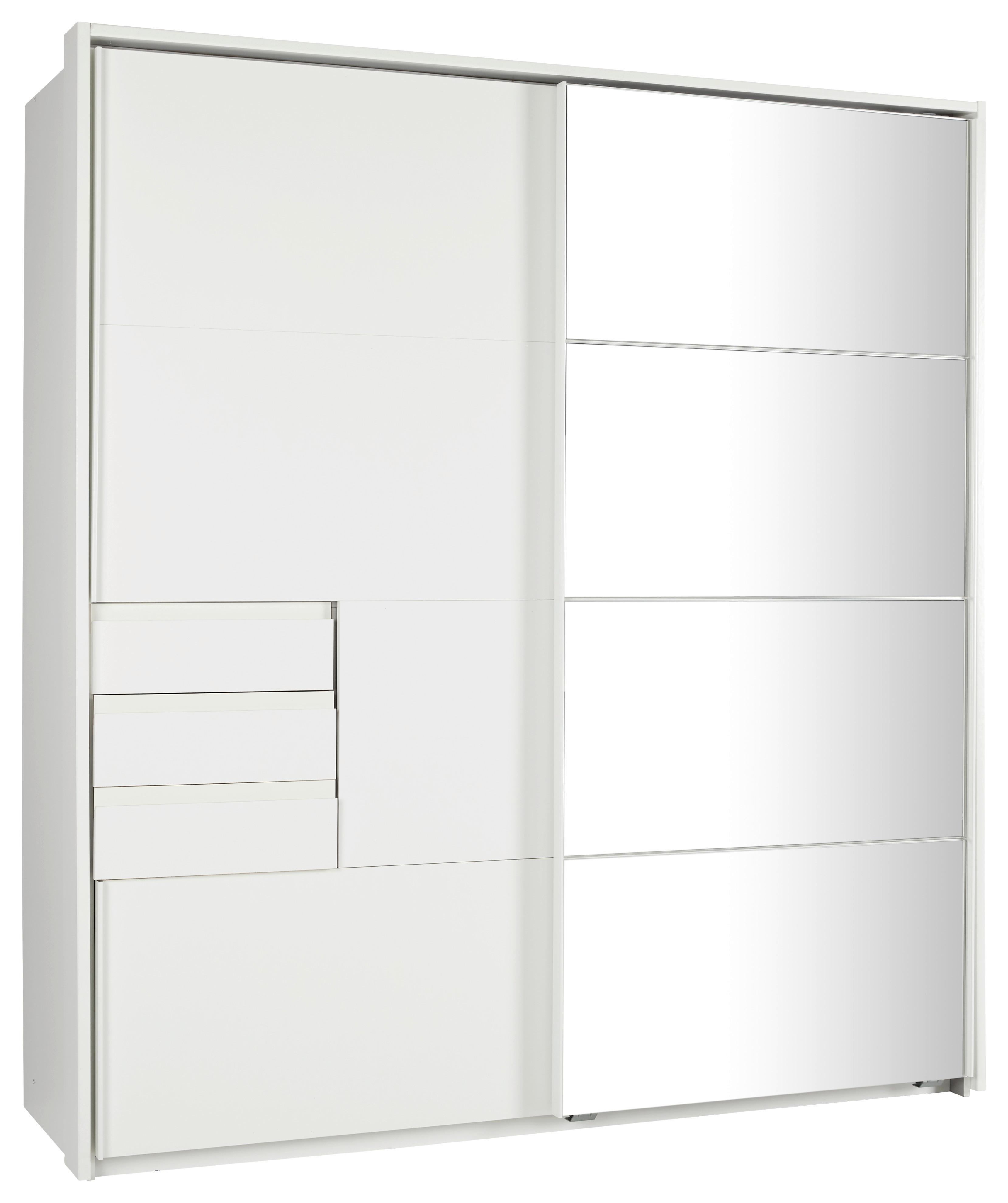 Passepartout-Rahmen Oldenburg Weiß für B: 180 cm - Weiß, KONVENTIONELL, Holzwerkstoff (183/204/12cm)