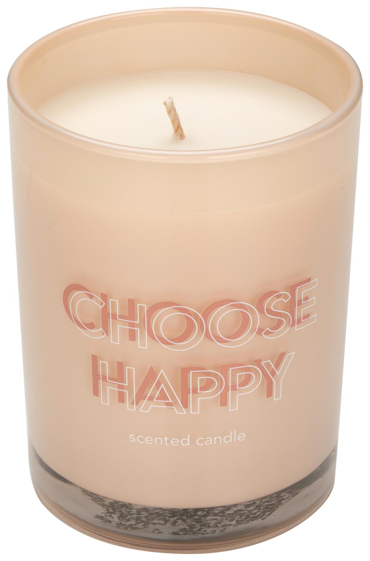 Svíčka ve skle Libella, ca. 50 hodin - šedá/pink, Moderní, sklo (8/10,6cm) - Modern Living