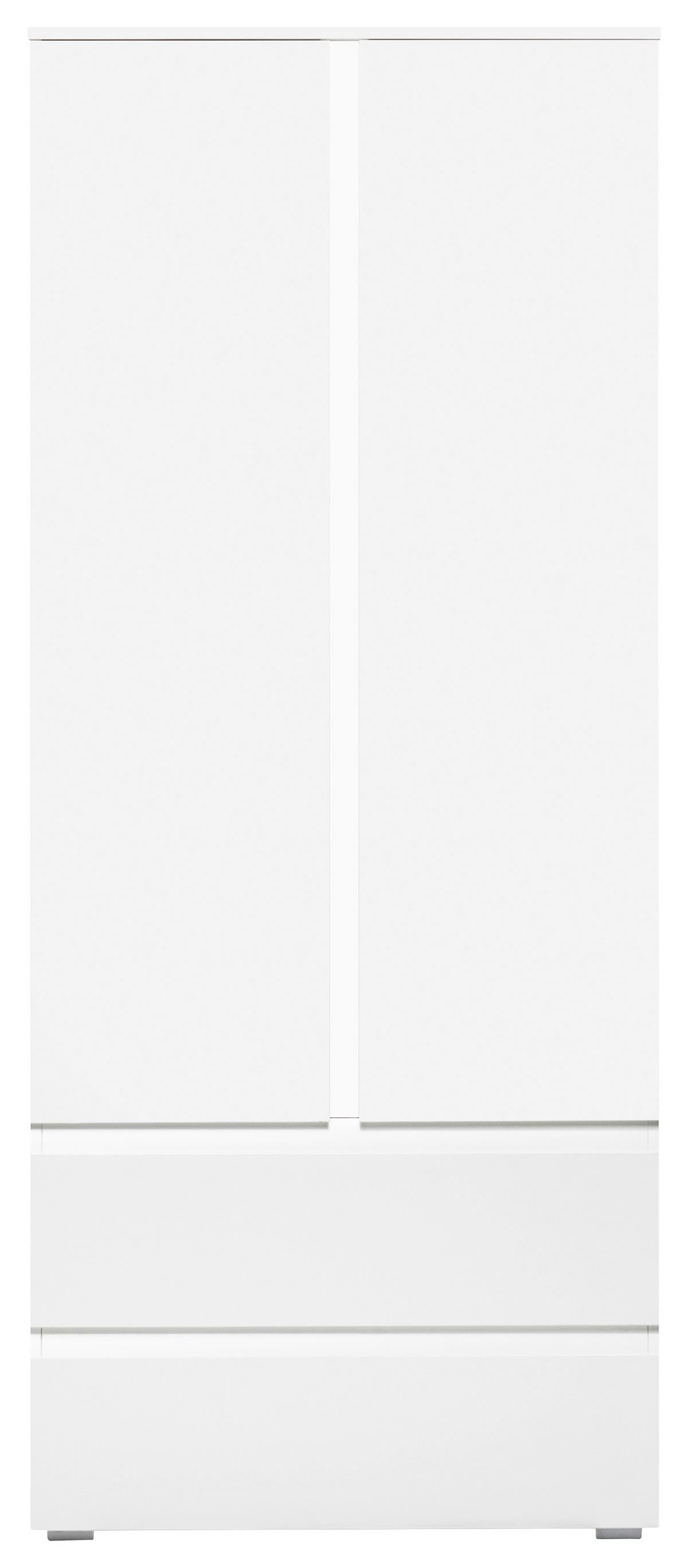 Aktenschrank Image 7 Weiß B 80 cm - Weiß, KONVENTIONELL, Holzwerkstoff (80/191/40cm) - MID.YOU