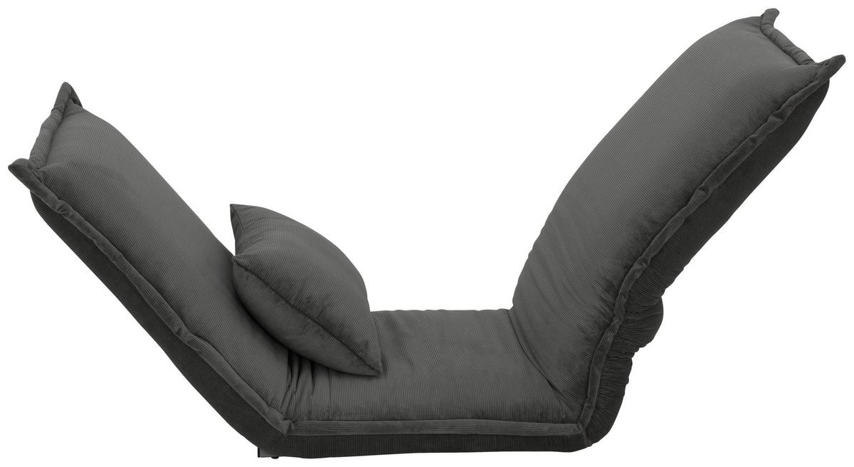 Schlafsessel Jan - Silberfarben/Grau, MODERN, Textil (77/73/87cm) - MID.YOU