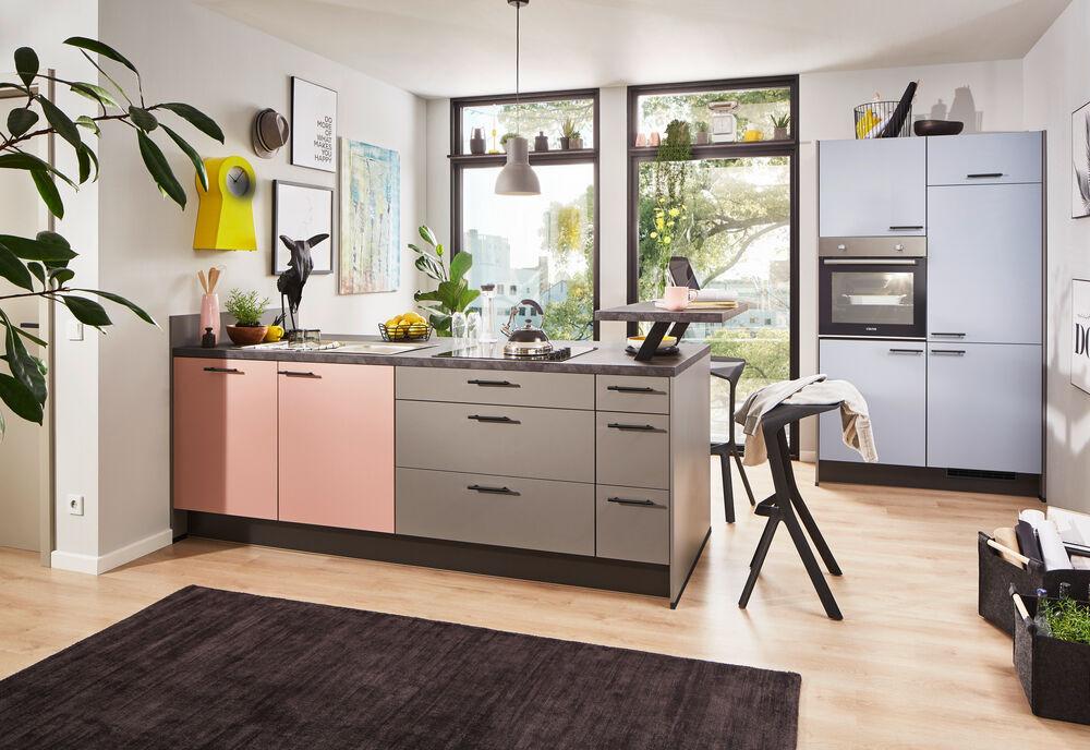 Einbauküchen Pn 100/105 Frei Planbar Modernes Design - Holzwerkstoff - Pino
