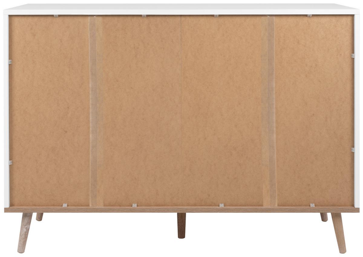 Kommode Göteborg Weiß/sonoma Eiche B: 120 Cm - Weiß/Sonoma Eiche, KONVENTIONELL, Holzwerkstoff (120/87/40cm) - MID.YOU
