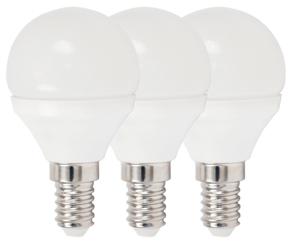 Glühbirne Led C81080-3mx E14 5,5 W 3000 K - Weiß, Basics, Kunststoff/Metall (4,5/7,9cm)