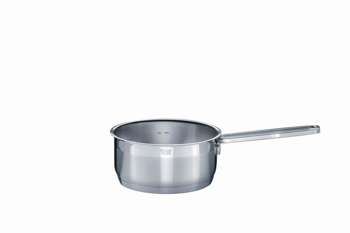 Kochtopfset Alara Edelstahlfarben, 8-teilig - Klar/Edelstahlfarben, Basics, Glas/Metall - GSW