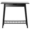 Konsolentisch Noble 2165020, B: 35 cm - Schwarz, ROMANTIK / LANDHAUS, Holz (90/35/80cm) - MID.YOU