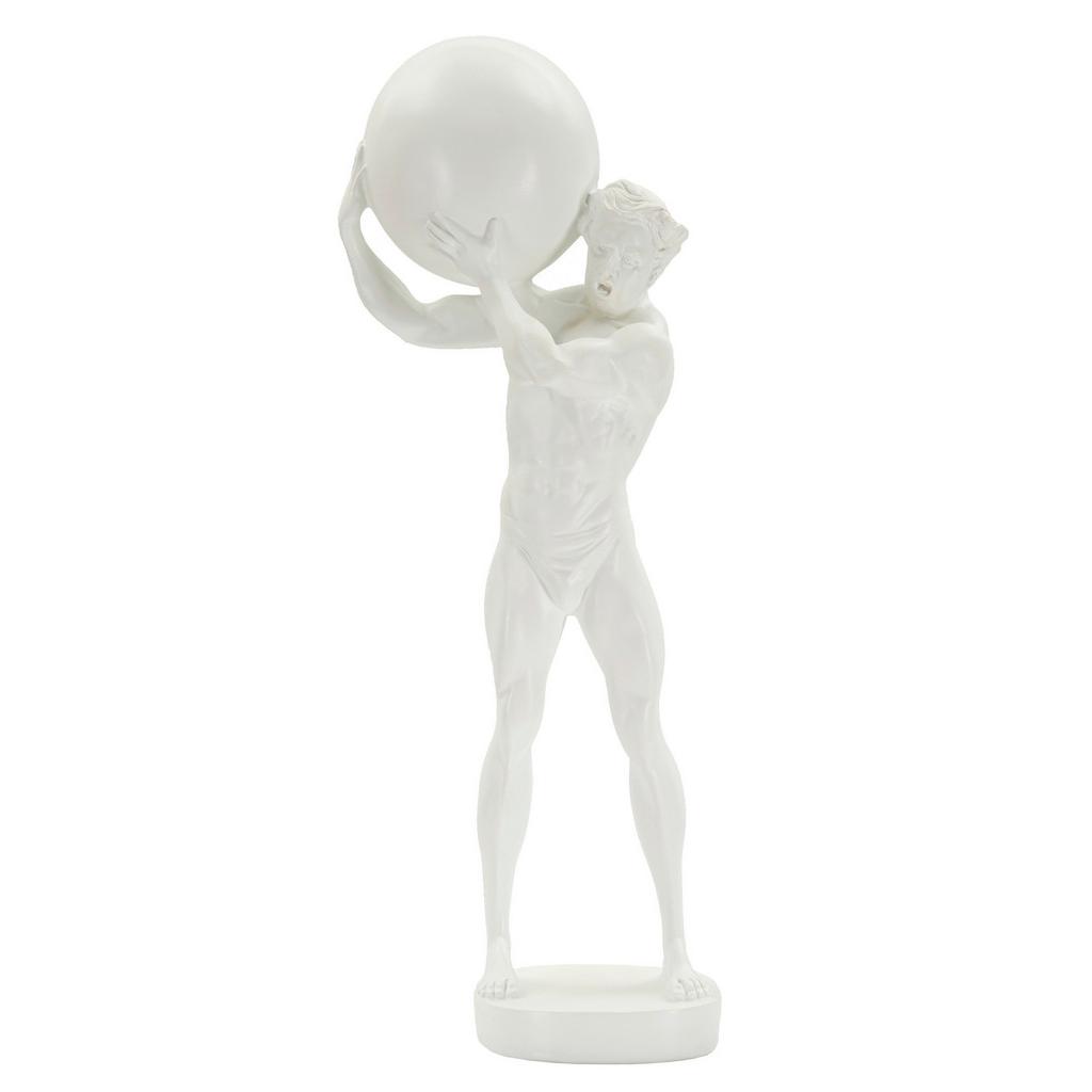 SKULPTUR Kunststoff, Weiß