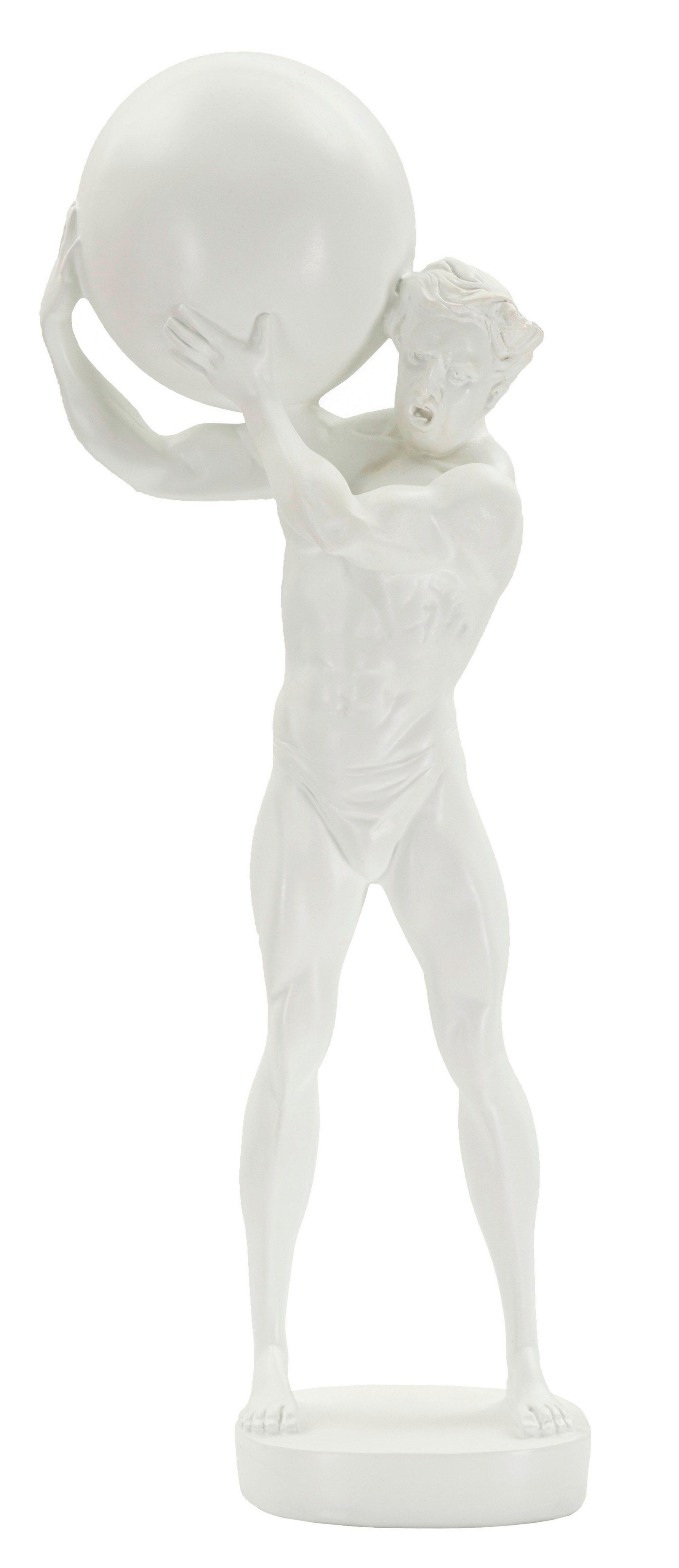 Skulptur Kunststoff, Weiß