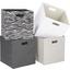 Skladací Box Bobby - biela, Moderný, plast/papier (33/33/32cm) - Mömax modern living Skladací Box Bobby - biela, Moderný, plast/papier (33/33/32cm) - Mömax modern living