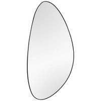 NÁSTENNÉ ZRKADLO IDA - čierna, Modern, kov/sklo (40/60cm) - Mömax