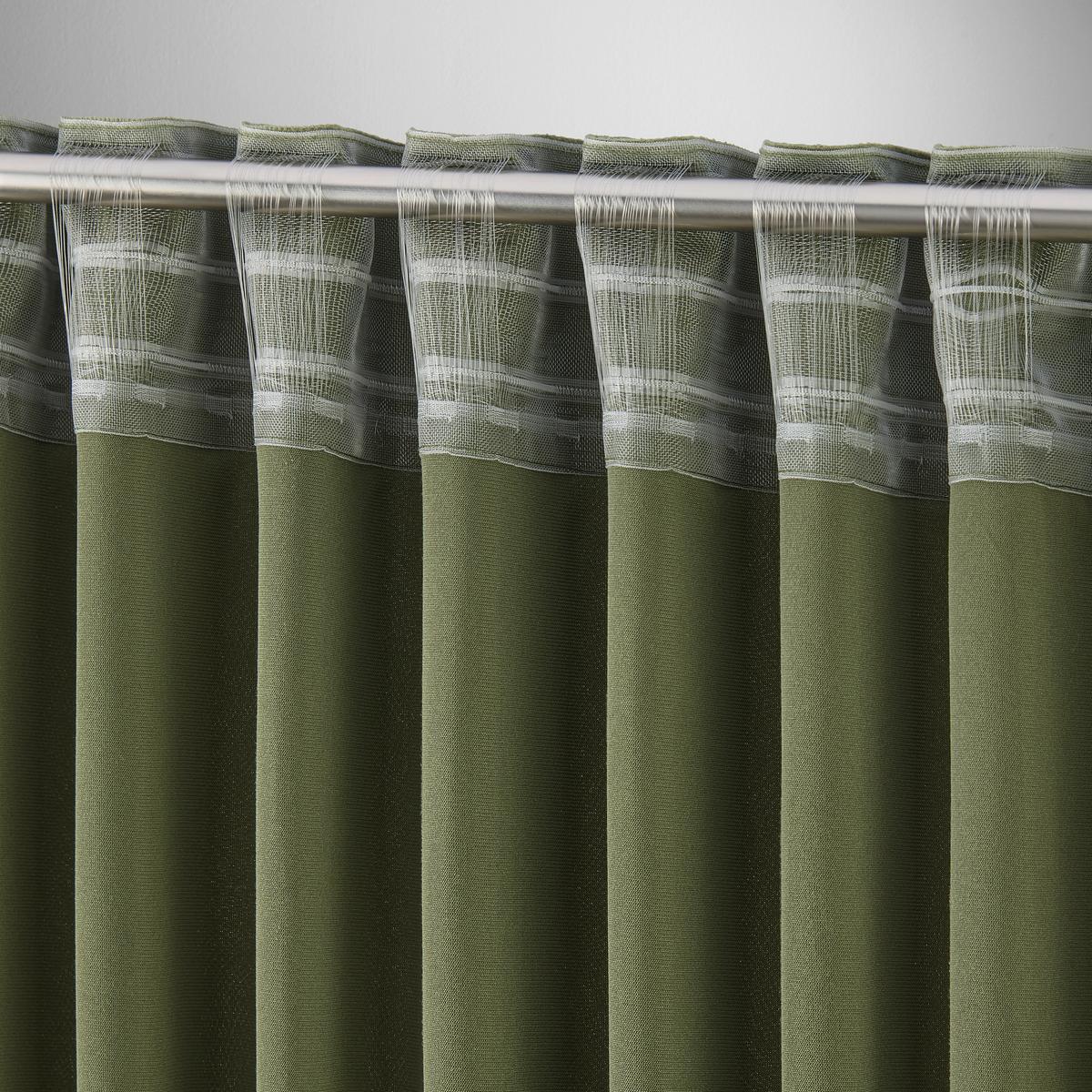 HOTOVÝ ZÁVES BIANCA - zelená, Konventionell, textil (140/245cm) - Modern Living