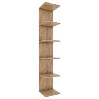 Regál Laza š: 35 cm, dub medový - medový dub, Moderní, kompozitní dřevo (35/180/30cm) - MID.YOU