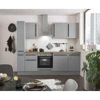 Küchenblock Denver Grau B: 250 cm - Eichefarben/Grau, Design, Holzwerkstoff (250cm) - MID.YOU