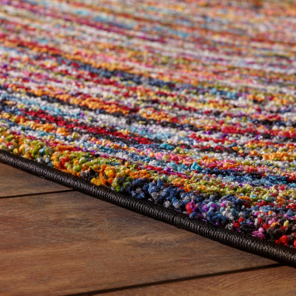 Webteppich Color Face Multicolor 140x200 cm - Multicolor, Trend, Textil (140/200cm) - Novel