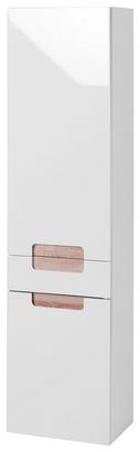 Hochschrank Siena Weiß/Sonoma Eiche Badezimmer Hochschrank