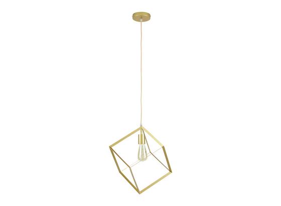 Závesná Lampa Squere - bronzová, Romantický / Vidiecky, kov (30/30/45cm) - Modern Living Závesná Lampa Squere - bronzová, Romantický / Vidiecky, kov (30/30/45cm) - Modern Living