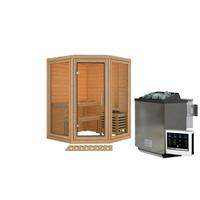 Sauna Muya 159/210/159 cm - Fichtefarben, Basics, Holz (159/210/159cm)
