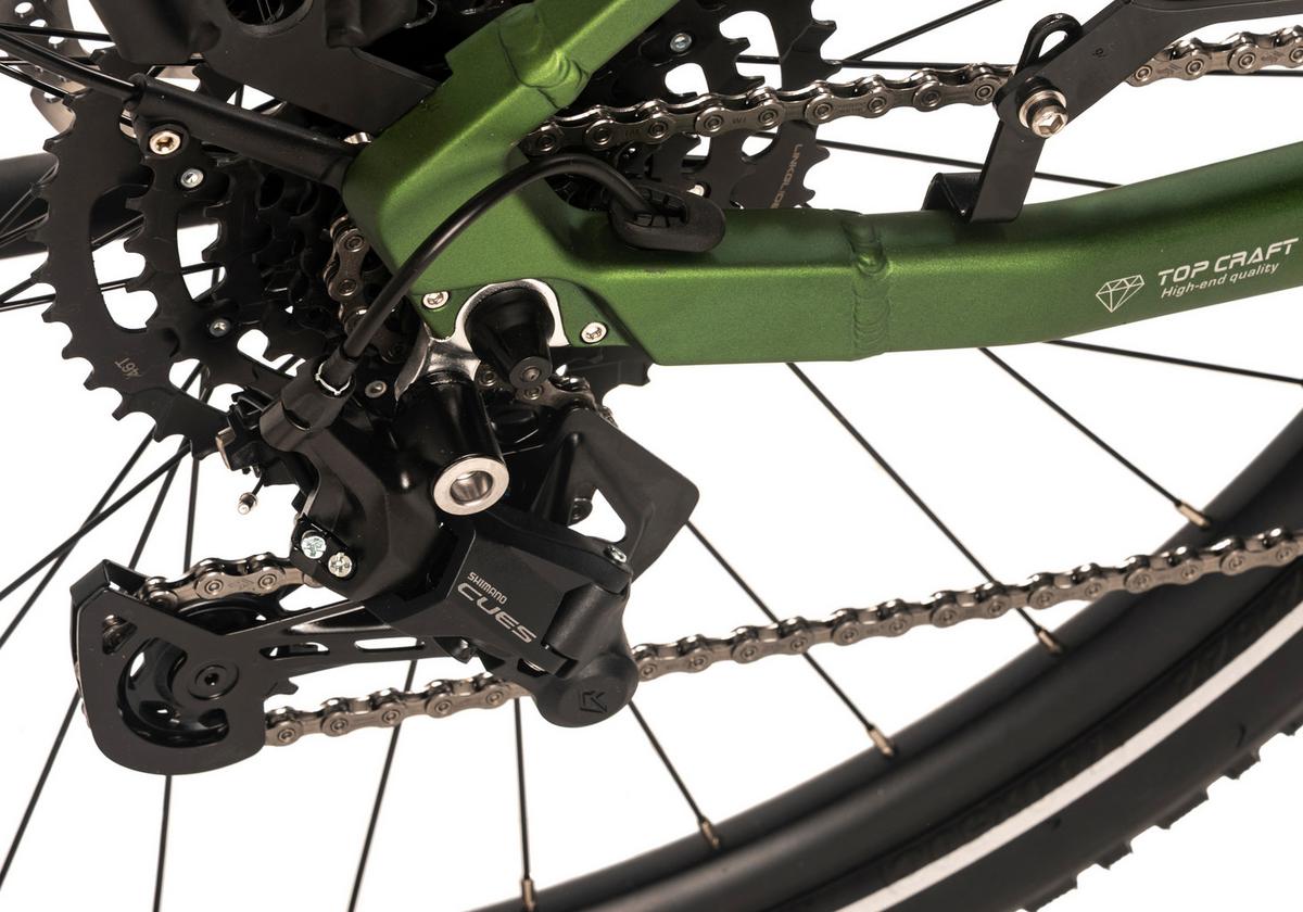 E-trekkingbike 28 Zoll Grün - Grün, LIFESTYLE, Metall (180/70/100cm)