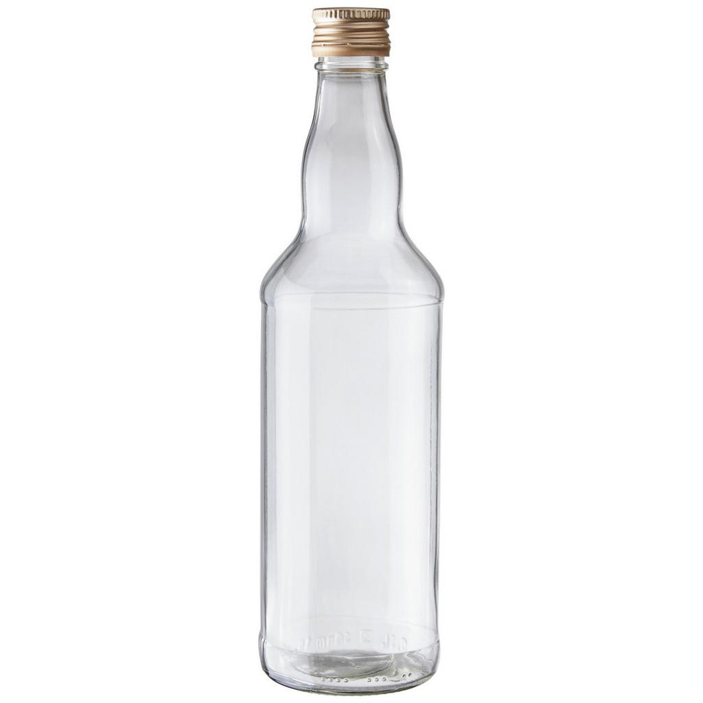 Universalflasche aus Glas Zeno ca. 0,5 L mit Schraubverschluss