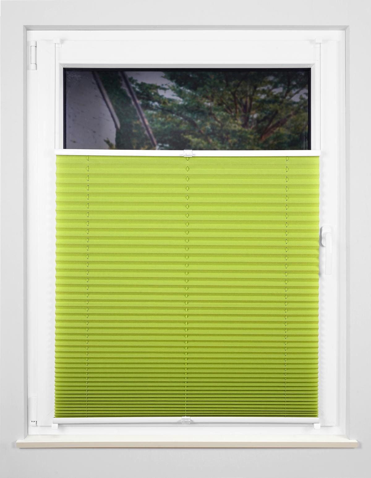 Plissee Free Grün B: 100 cm - Grün, Basics, Textil (100/130cm) - Homeware