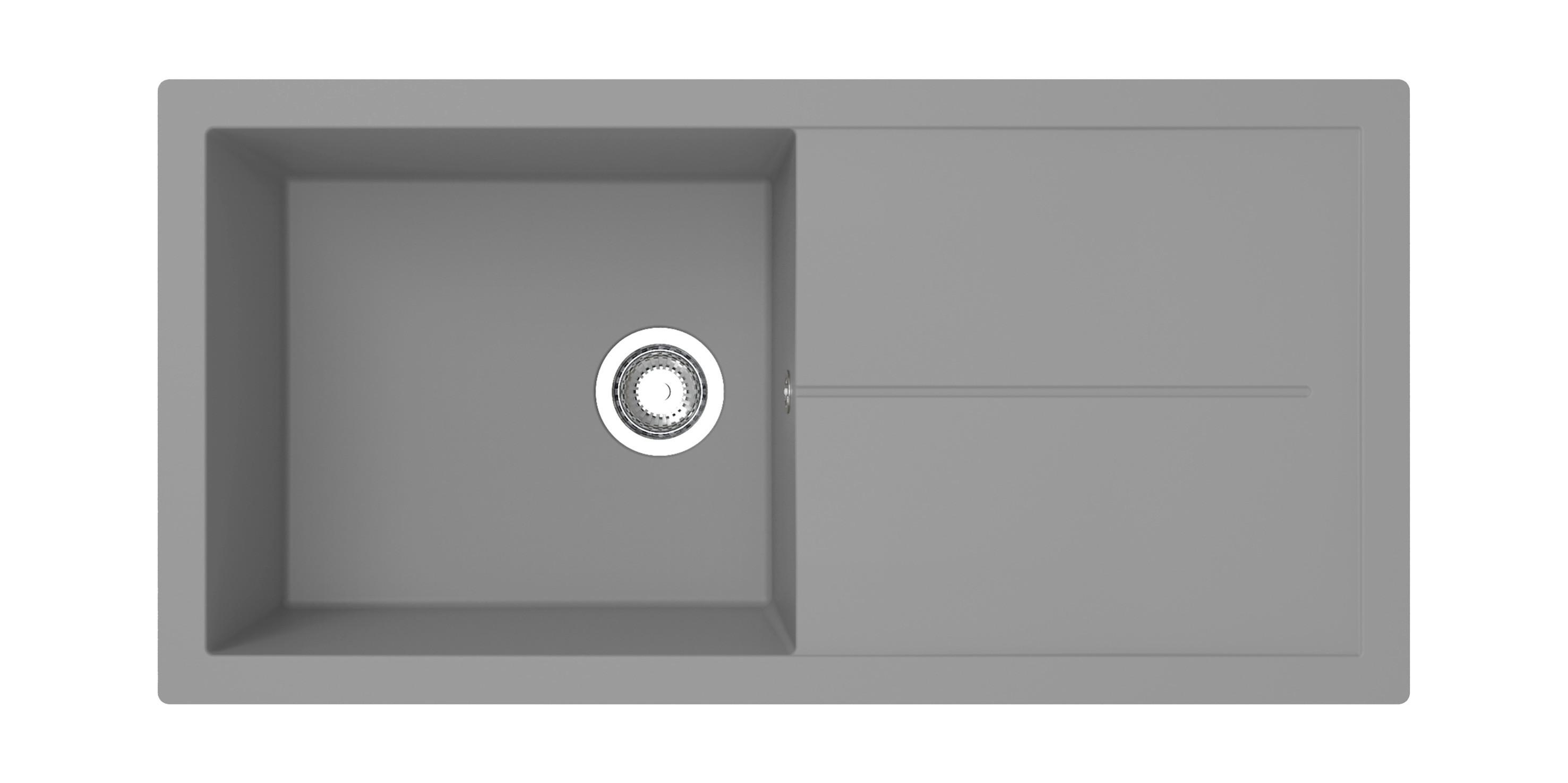 Spüle Cleveland Grau 100x21,4 Cm